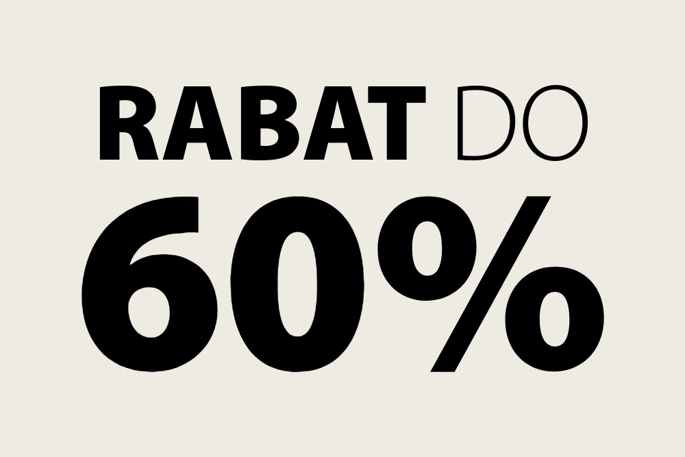 Rabat do 60%