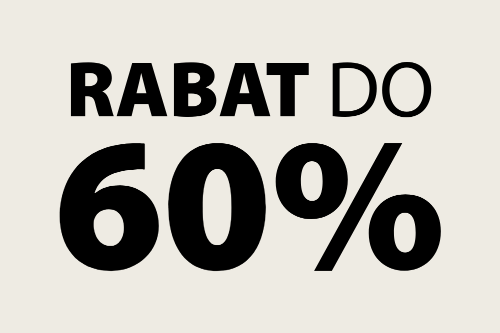 Rabat do 60%