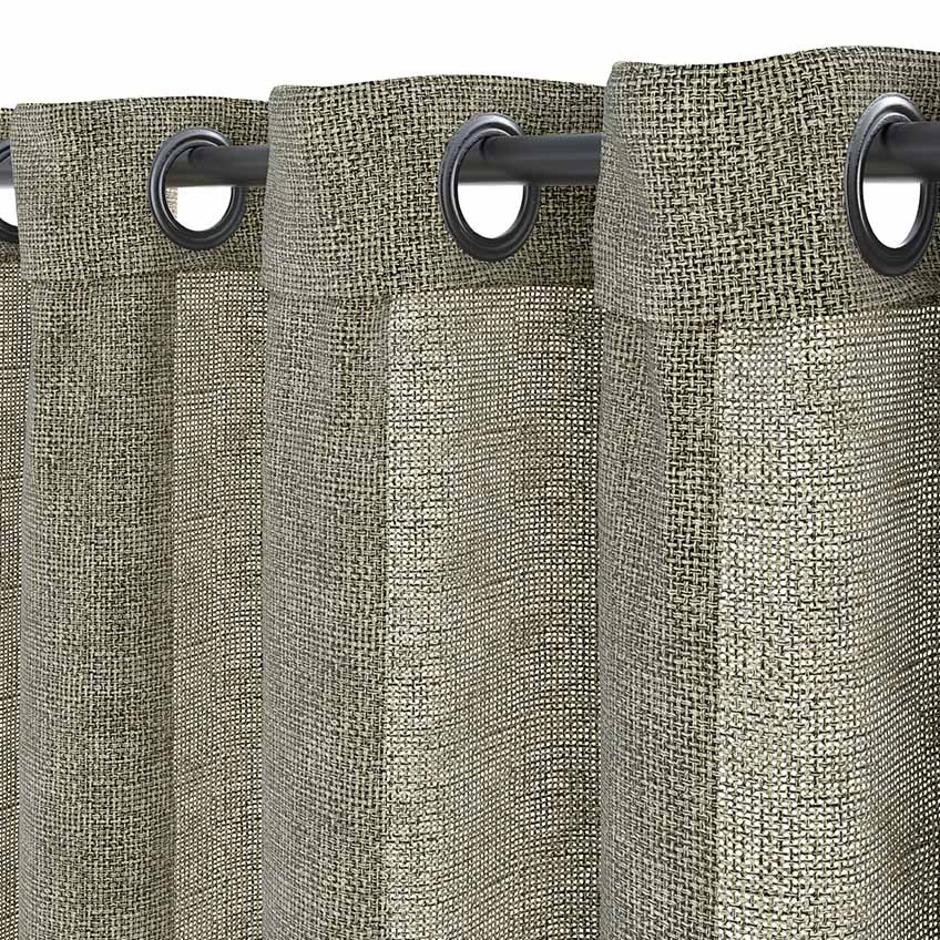ANHOLT thick curtain in soft green 