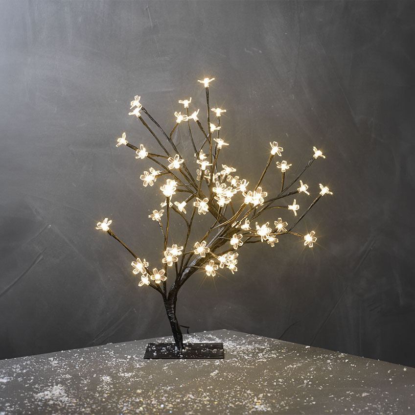 Dekoracja świąteczna małe drzewko podświetlane LED