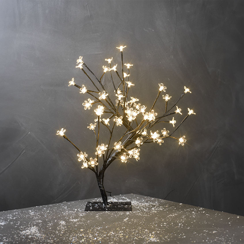 Drzewko podświetlane LED BONSAI Dekoracja świąteczna małe drzewko podświetlane LED