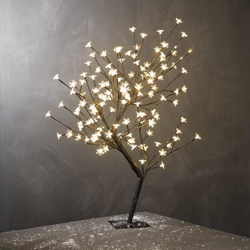 Dekoracja świąteczna średnie drzewko podświetlane LED HEIMDAL