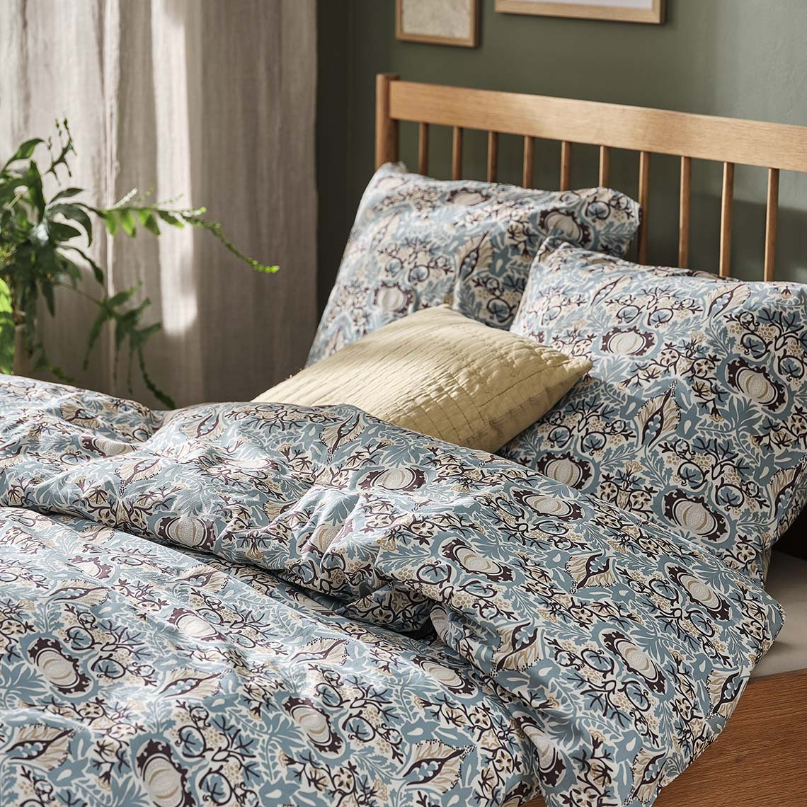 Kolorowa pościel bawełniana w stylu art deco 