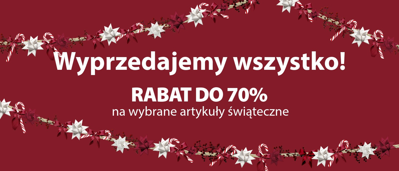 Wyprzedajemy wszystko!