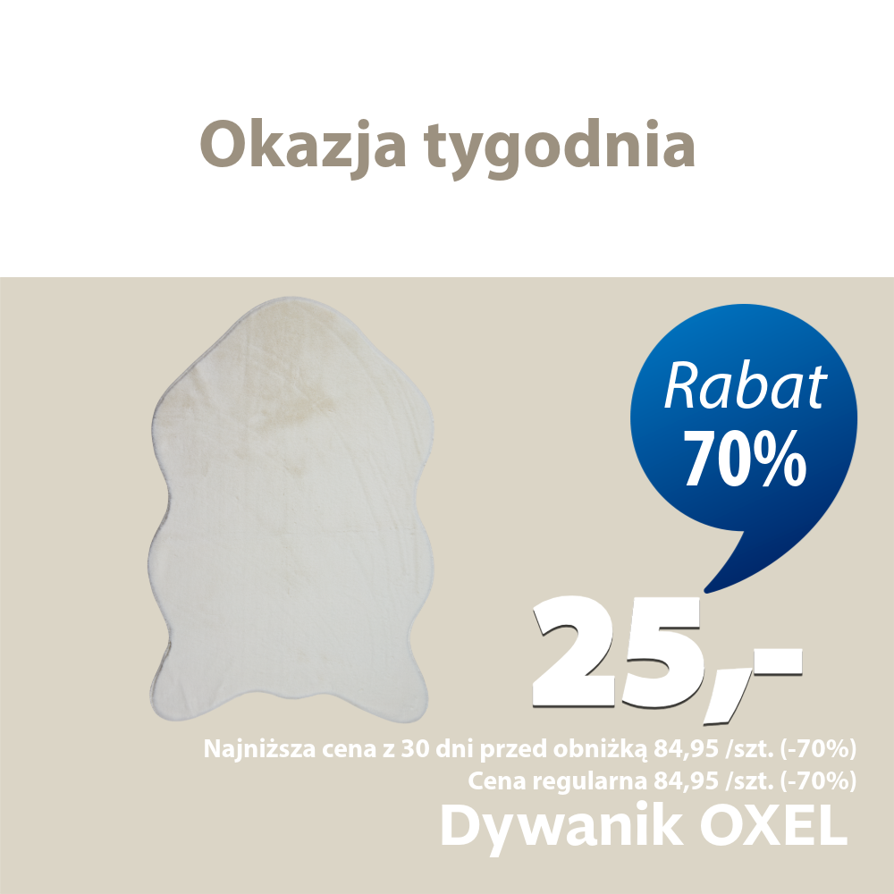 Dywanik ze sztucznego futra OXEL