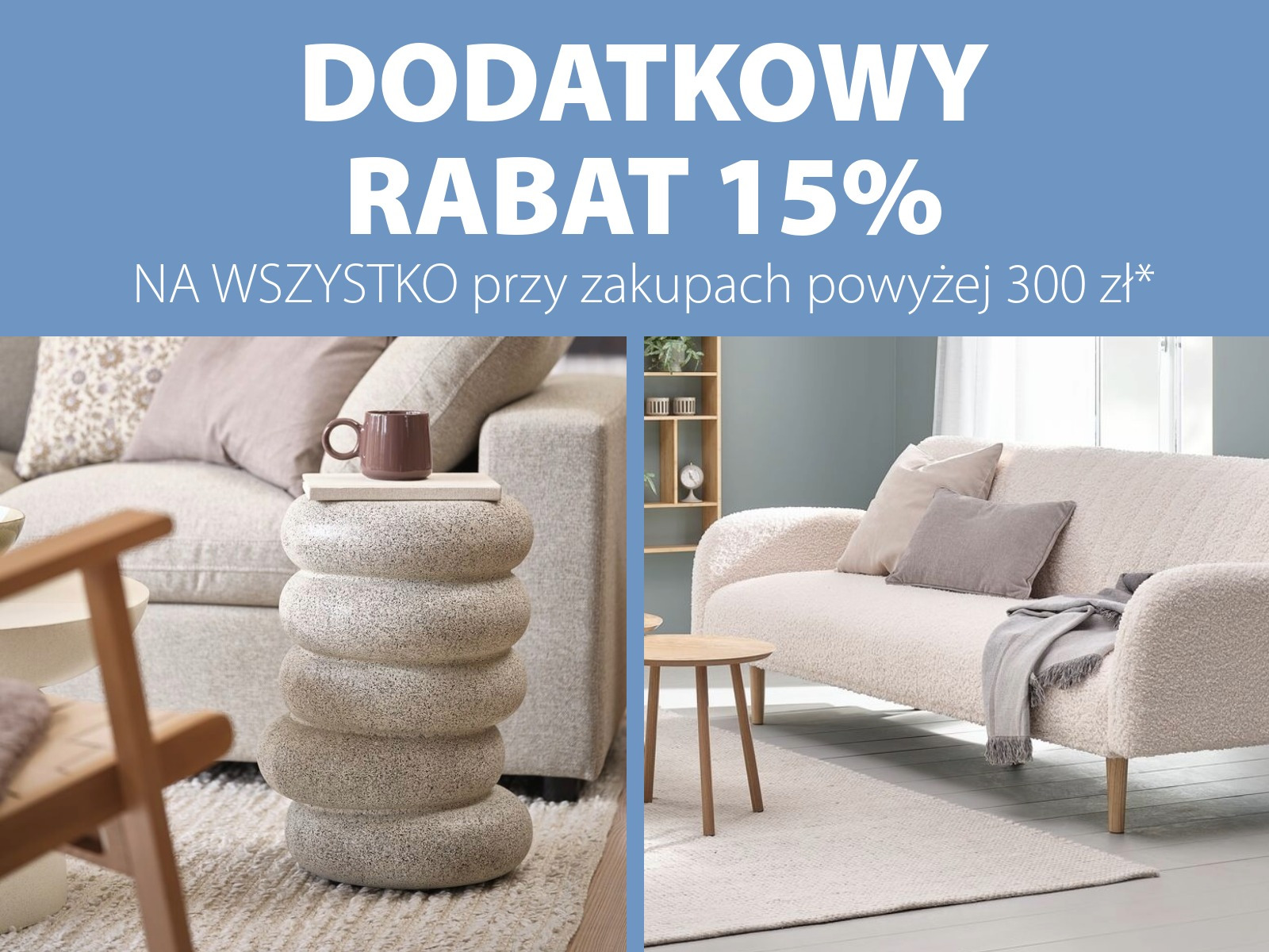 Dodatkowy rabat 15%