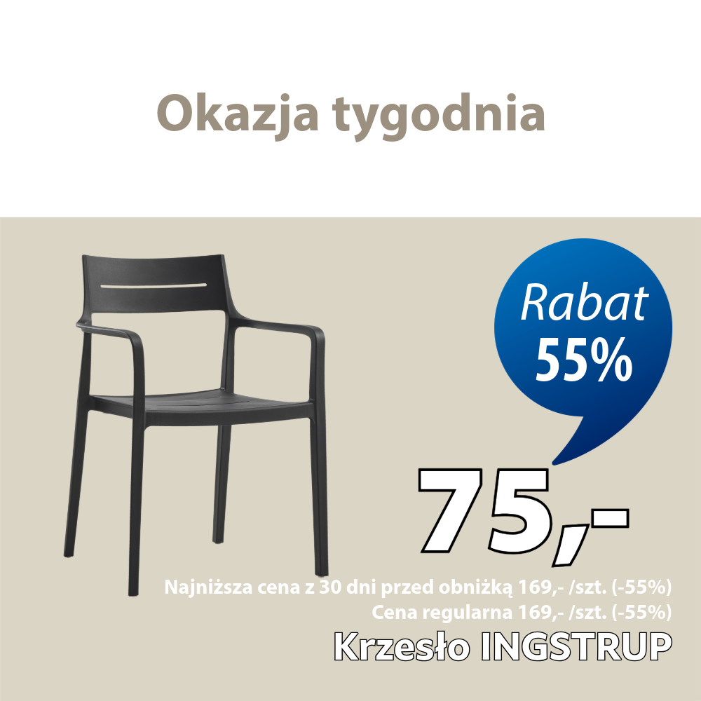 Krzesło ogrodowe INGSTRUP