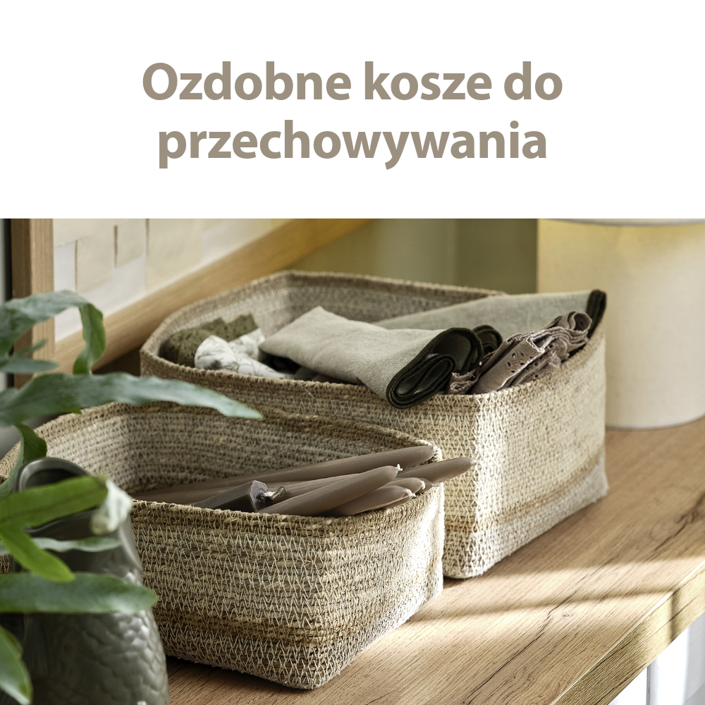 ozdobne kosze do przechowywania