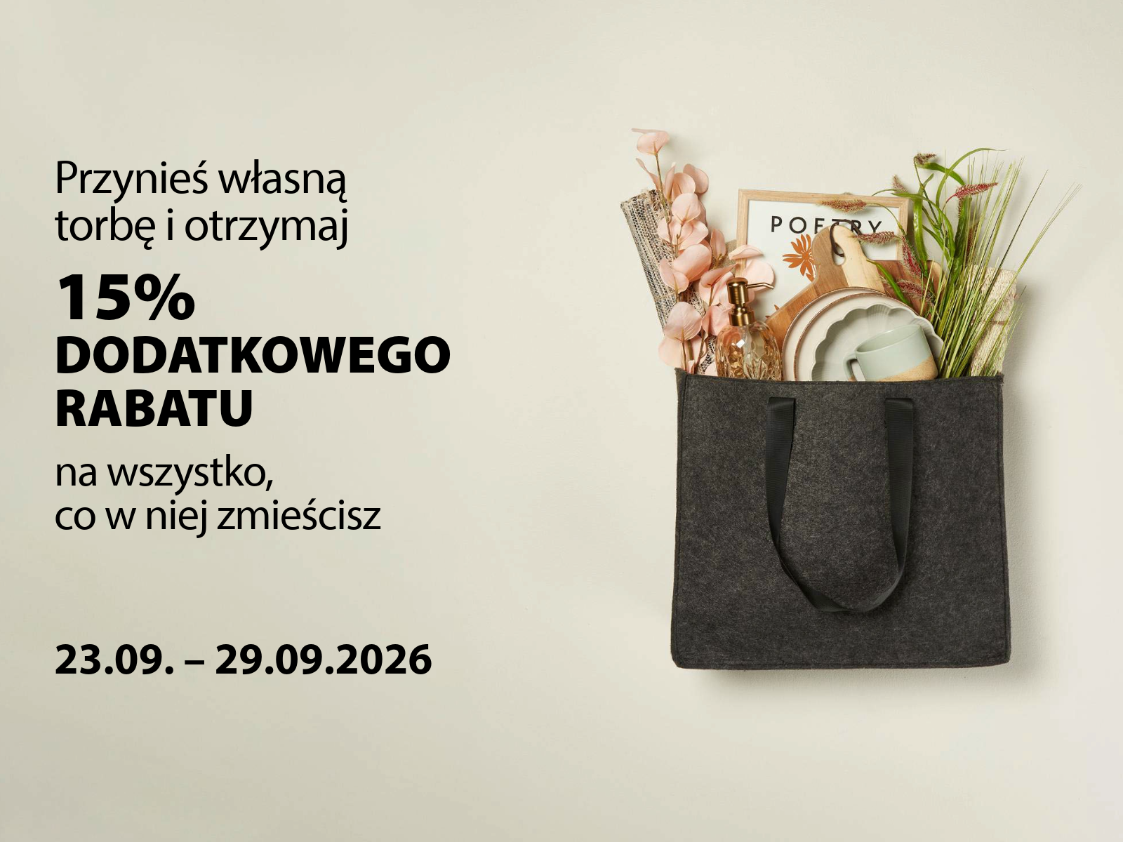 Przynieś własną torbę