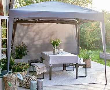 Terras tent